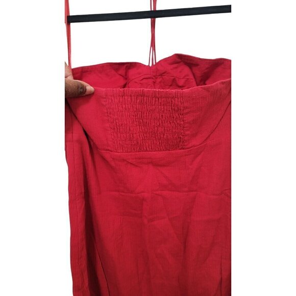 LOFT/ANN TAYLOR MINI STRAPLESS COCKTAIL TIE ON NECK RES  DRESS - Picture 4 of 8